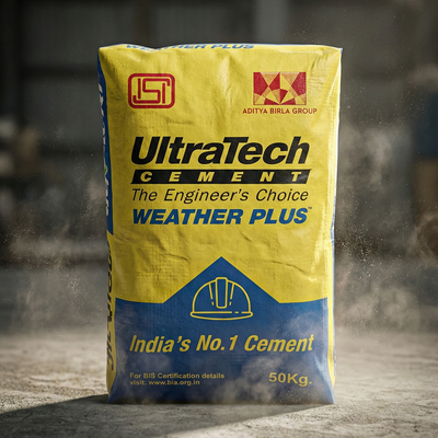 Ultratech Weather Plus Cement 50kg Bag