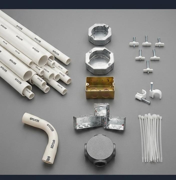 Pvc Conduit Pipes And Boxes